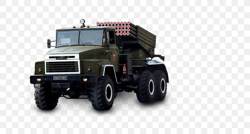 KrAZ-260 BM-21 Grad Multiple Rocket Launcher Truck, PNG, 640x439px, Kraz, Armored Car, Army, Automotive Exterior, Automotive Tire Download Free