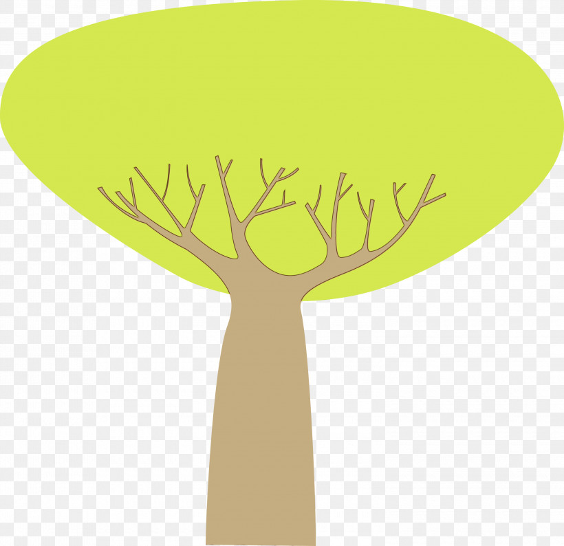 Yellow Antler M-tree H&m Meter, PNG, 3000x2907px, Abstract Tree, Antler, Cartoon Tree, Hm, Meter Download Free