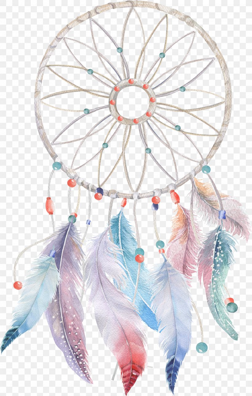 Dreamcatcher Watercolor Painting Boho-chic, PNG, 2000x3148px, Dreamcatcher, Art, Bohochic, Drawing, Feather Download Free