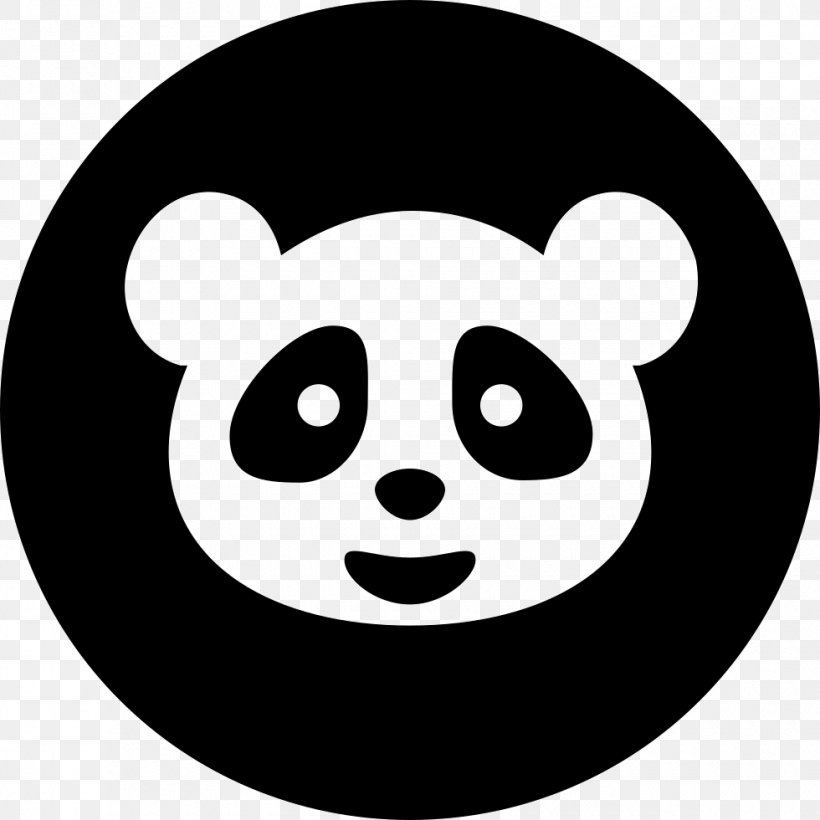 Giant Panda Bear Symbol Adomaa, PNG, 980x980px, Giant Panda, Bear, Belle Chevre, Black, Black And White Download Free