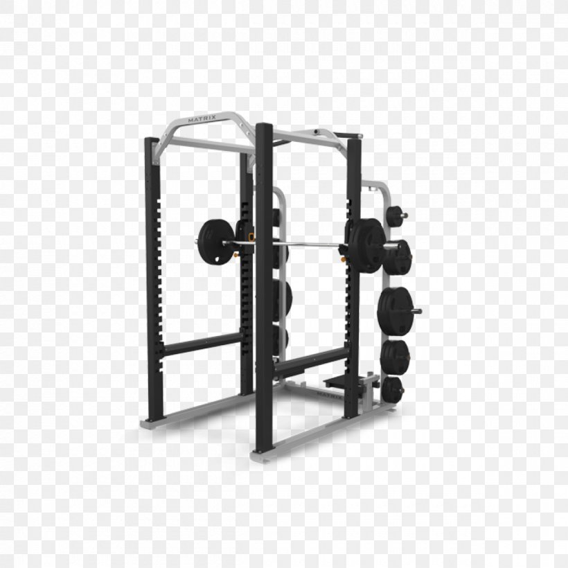 Power Rack Physical Fitness Fitness Centre Exercise Bikes Smith Machine, PNG, 1200x1200px, 19inch Rack, Power Rack, Aerobic Exercise, Bench, Dumbbell Download Free