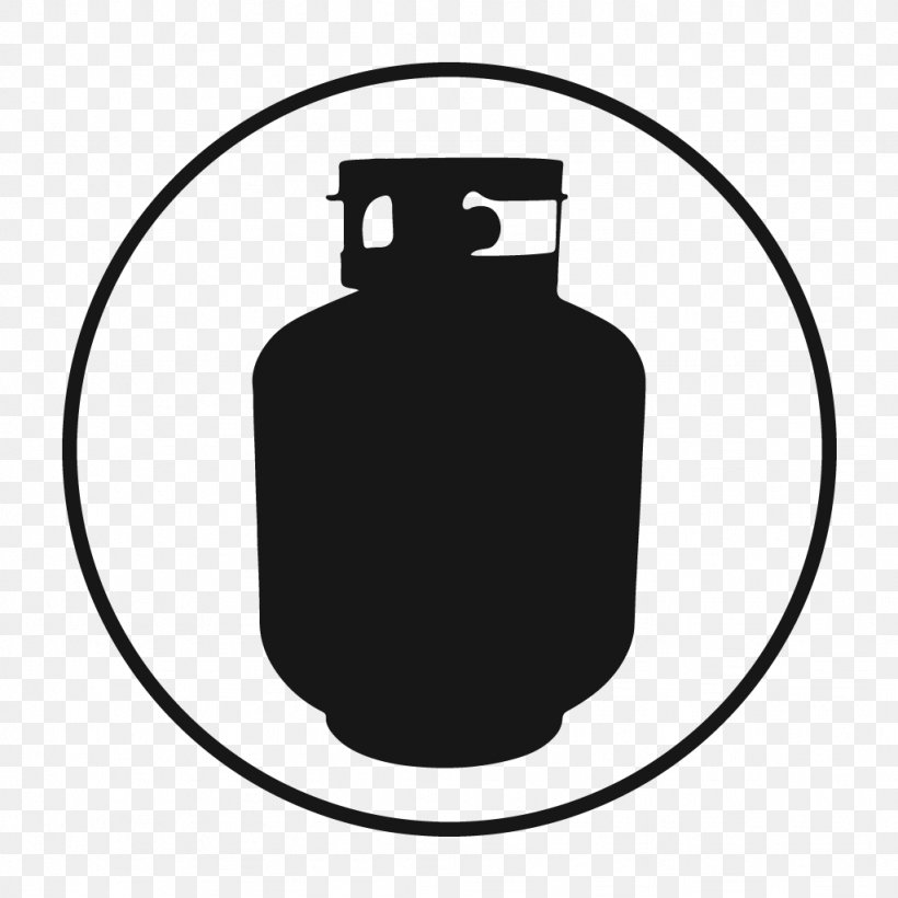 Propane Line Art Clip Art, PNG, 1024x1024px, Propane, Black, Black And White, Bottle, Cylinder Download Free