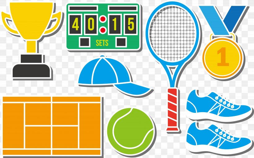 Tennis Racket Clip Art, PNG, 5315x3308px, Tennis, Area, Brand, Communication, Computer Icon Download Free