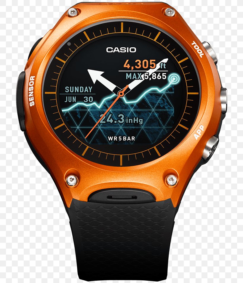 Casio Smartwatch Pro Trek The International Consumer Electronics Show, PNG, 720x956px, Casio, Advertising, Brand, Business, Casio Smart Outdoor Watch Wsdf10 Download Free