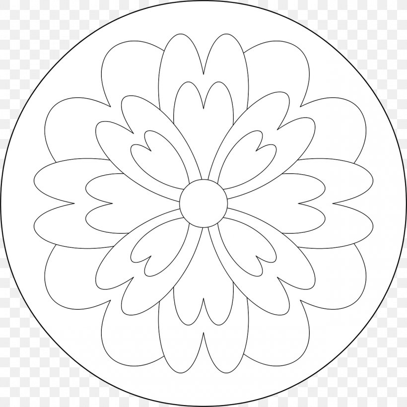 Floral Design /m/02csf Drawing White, PNG, 1280x1280px, Floral Design, Area, Artwork, Black And White, Drawing Download Free