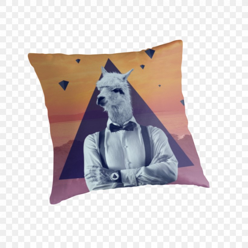 Throw Pillows Cushion Llama Laptop, PNG, 875x875px, Pillow, Cushion, Laptop, Llama, Purple Download Free