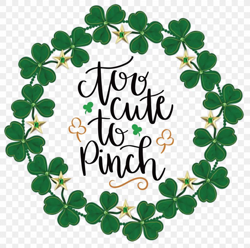 Too Cute_to Pinch St Patricks Day, PNG, 3000x2981px, St Patricks Day, Culture, Culture Of Ireland, Holiday, Irish People Download Free