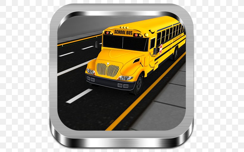 Toy Truck DEMO Ambulance Simulator School Bus Driver 3D Gang The Auto: Inception Sports Car Parking, PNG, 512x512px, Android, Automotive Design, Automotive Exterior, Brand, Bus Download Free