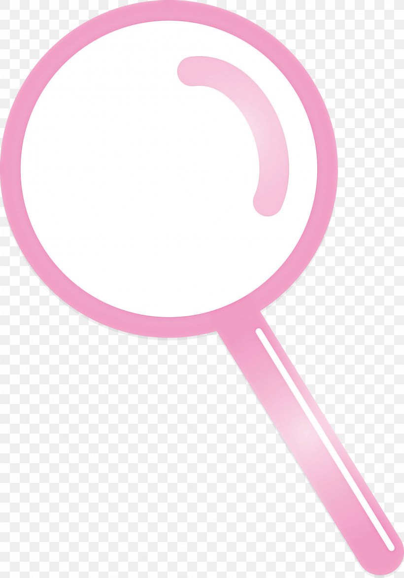 Magnifying Glass Magnifier, PNG, 2096x3000px, Magnifying Glass, Magenta, Magnifier, Material Property, Pink Download Free