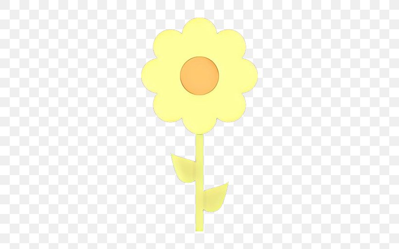 Sunflower, PNG, 512x512px, Cartoon, Flower, Plant, Sunflower, Yellow Download Free
