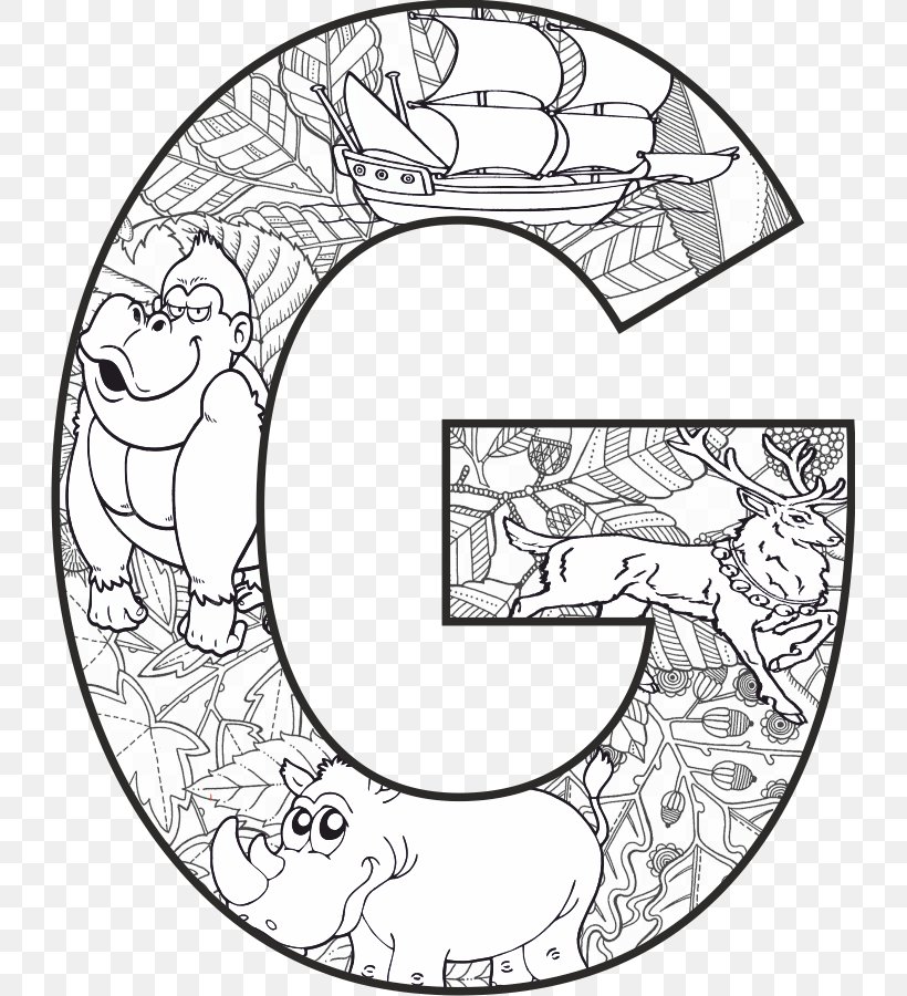 Coloring Book Letter Mandala Drawing, PNG, 727x900px, Coloring Book, Alphabet, Area, Art, Black And White Download Free