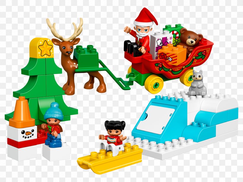 LEGO 10837 DUPLO Santa's Winter Holiday Lego Duplo Christmas Toy, PNG, 2400x1800px, Lego Duplo, Child, Christmas, Christmas Decoration, Christmas Ornament Download Free