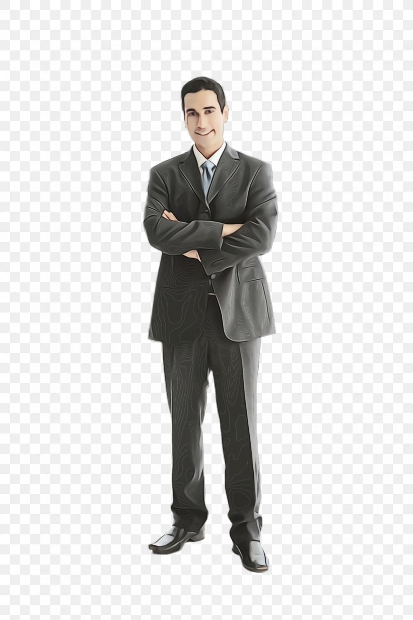 Suit Standing Clothing Formal Wear Gentleman, PNG, 1632x2448px, Watercolor, Blazer, Clothing, Formal Wear, Gentleman Download Free
