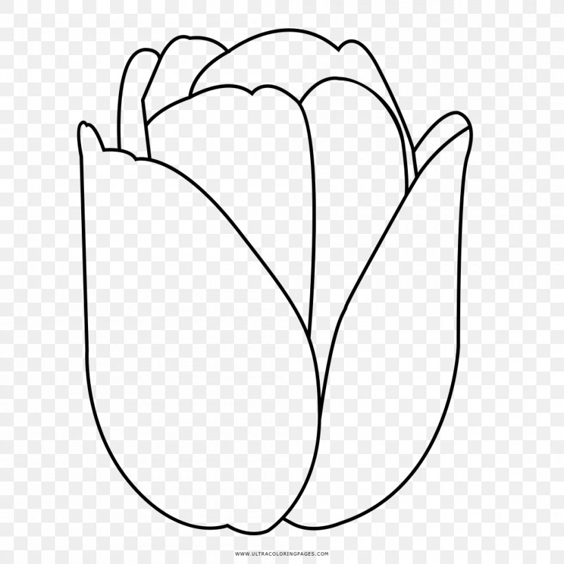 Tulip Petal Drawing Black And White, PNG, 1000x1000px, Watercolor, Cartoon, Flower, Frame, Heart Download Free