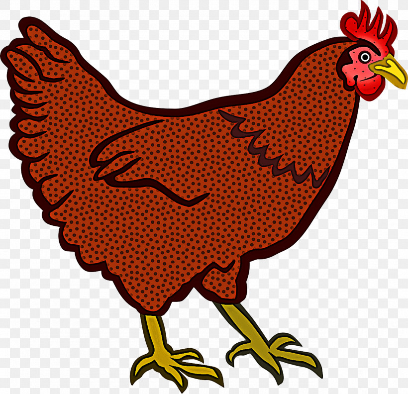Bird Chicken Rooster Beak Fowl, PNG, 1280x1237px, Bird, Beak, Chicken, Comb, Fowl Download Free