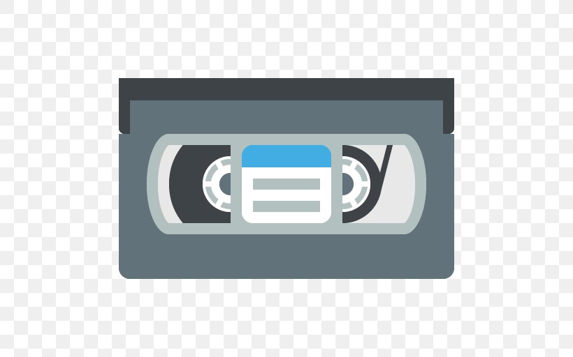 Compact Cassette VHS Emoji Mastodon, PNG, 512x512px, Compact Cassette, Brand, Data, Electronics, Emoji Download Free