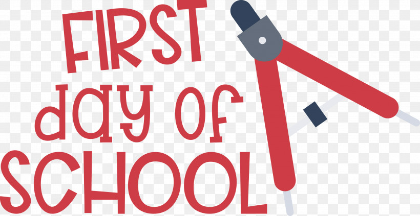First Day Of School Education School, PNG, 3000x1549px, First Day Of School, Education, Geometry, Line, Logo Download Free