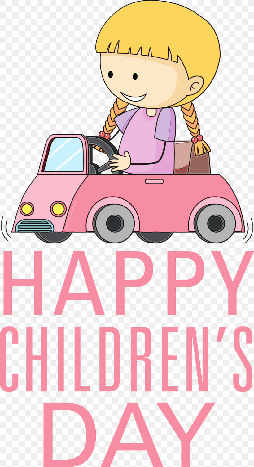 Human Cartoon Pink M Behavior Line, PNG, 1635x2999px, Childrens Day, Behavior, Belinea, Cartoon, Happiness Download Free