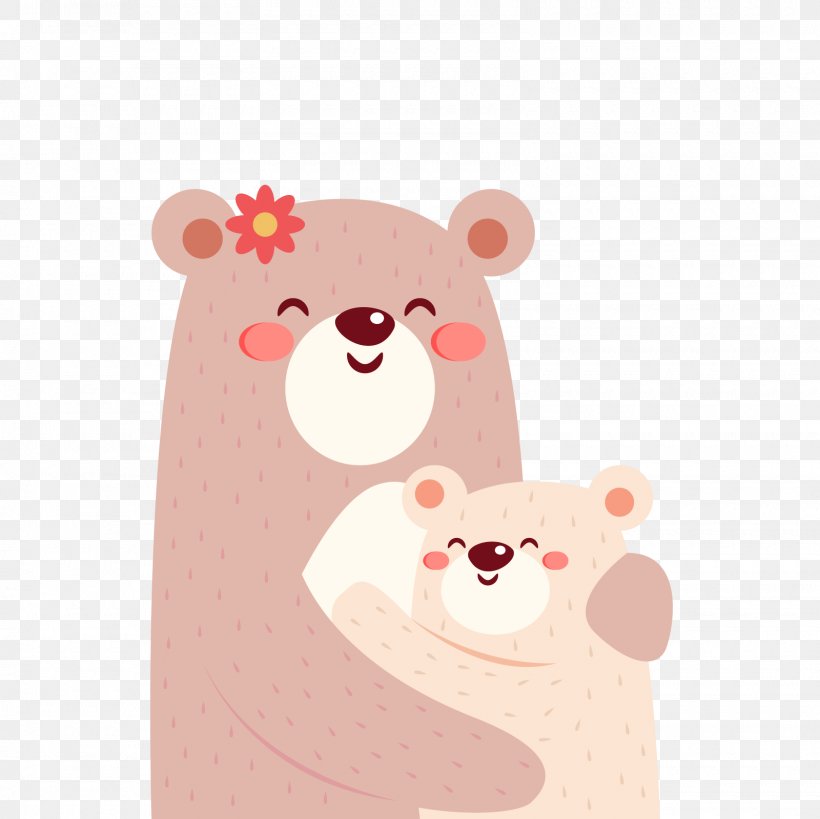 Polar Bear Download Brown Bear Icon, PNG, 1600x1600px, Watercolor, Cartoon, Flower, Frame, Heart Download Free