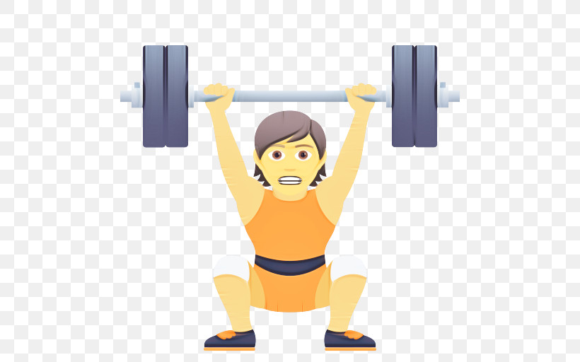 Weight Training Barbell Physical Fitness Exercise Equipment Emoji, PNG, 512x512px, Weight Training, Barbell, Emoji, Exercise, Exercise Equipment Download Free