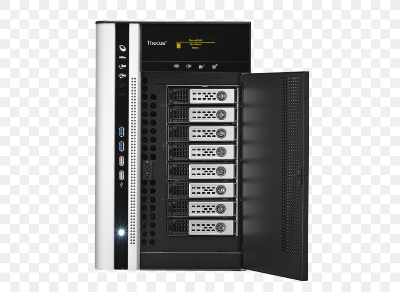 Computer Cases & Housings Dell Thecus Network Storage Systems Serial ATA, PNG, 600x600px, Computer Cases Housings, Computer Case, Computer Network, Computer Servers, Dell Download Free