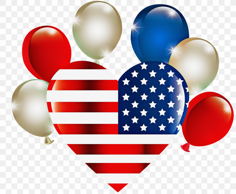 Fourth Of July United States Independence Day, PNG, 3000x2477px, Fourth Of July, Balloon, Heart, Independence Day, M095 Download Free