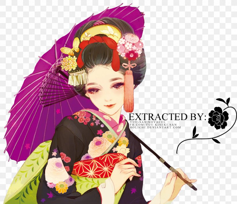 Geisha Japanese Art Japanese Art Illustrator, PNG, 887x768px, Watercolor, Cartoon, Flower, Frame, Heart Download Free