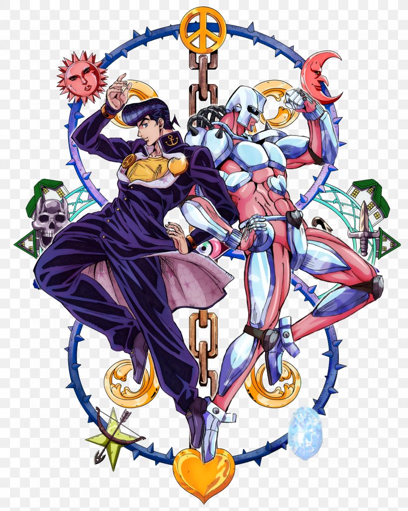 Great Days Units Ver. Diamond Is Unbreakable JoJo's Bizarre Adventure Great Days -English Ver.-, PNG, 1634x2048px, Watercolor, Cartoon, Flower, Frame, Heart Download Free