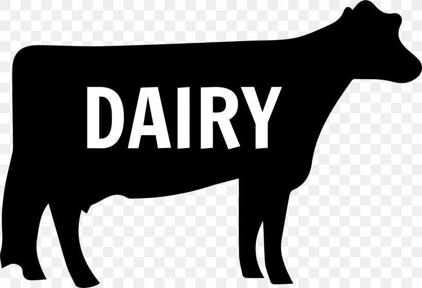 Dairy Cattle Logo Clip Art Black & White, PNG, 1985x1357px, Dairy Cattle, Animal Figure, Black M, Black White M, Blackandwhite Download Free