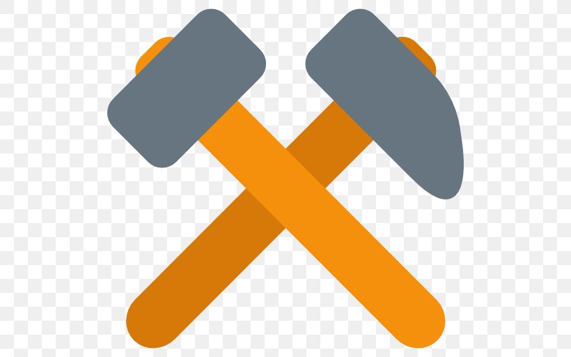 Emoji Hammer And Pick Tool Image, PNG, 512x512px, Emoji, Emoji Domain, Hammer, Hammer And Pick, Idea Download Free