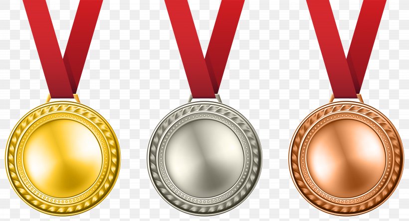 Gold Medal Silver Medal Award Clip Art, PNG, 8000x4351px, Medal, Award, Brand, Bronze Medal, Gold Download Free