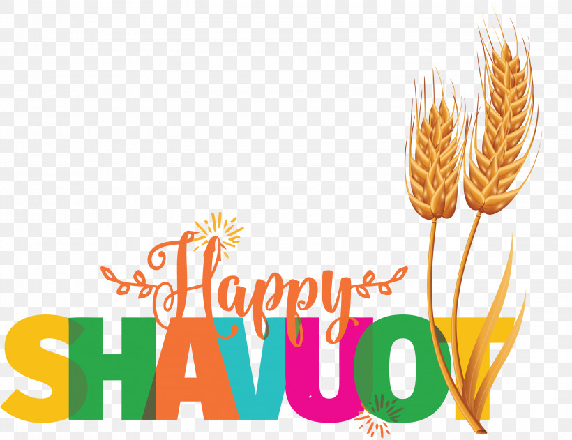 Happy Shavuot Feast Of Weeks Jewish, PNG, 3000x2311px, Happy Shavuot, Commodity, Grasses, Jewish, Logo Download Free