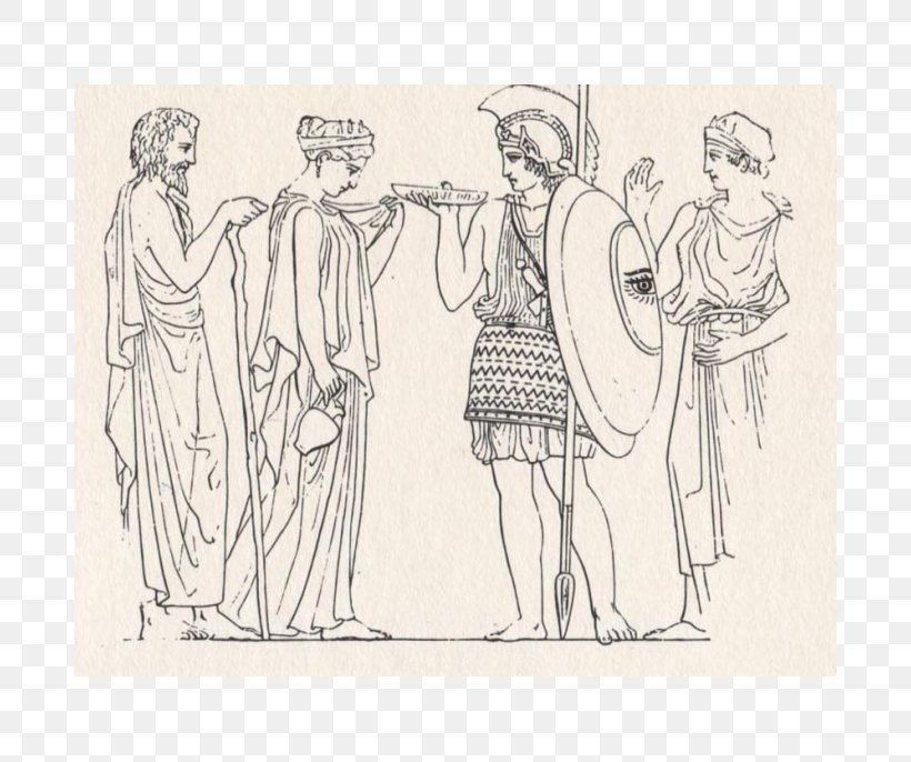 Line Art Ancient Greece Drawing Clip Art, PNG, 686x686px, Line Art, Ancient Greece, Ancient History, Art, Artwork Download Free