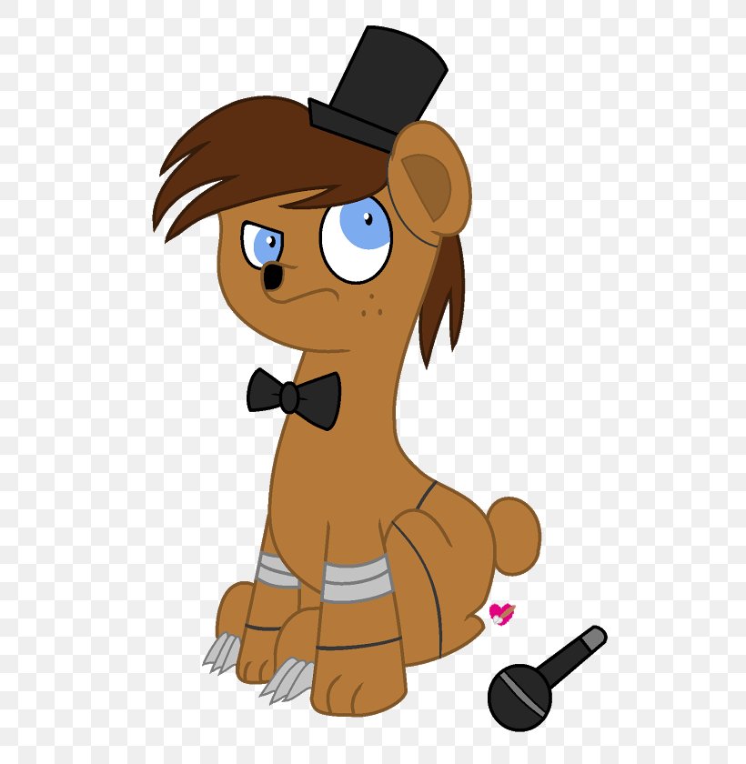 Pony Freddy Fazbear's Pizzeria Simulator Five Nights At Freddy's Horse Fan Art, PNG, 652x840px, Pony, Art, Big Cats, Carnivoran, Cartoon Download Free