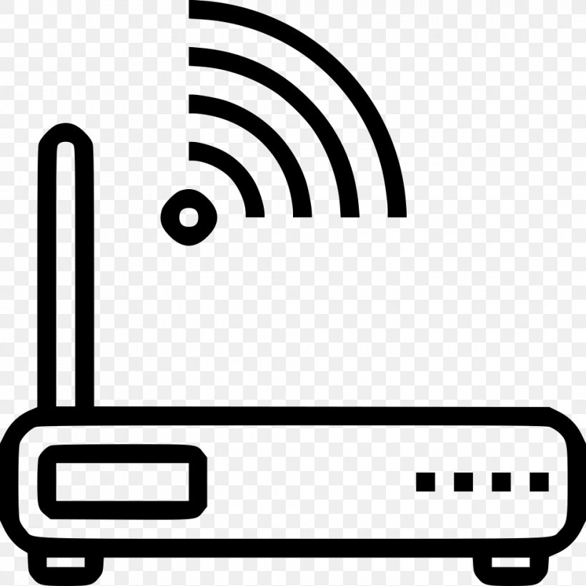 Wireless Router Wi-Fi Wireless Access Points, PNG, 980x982px, Wireless Router, Area, Black, Black And White, Brand Download Free