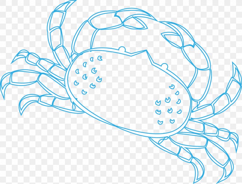 Crab Graphic Design Drawing Cartoon, PNG, 1304x994px, Crab, Area, Blue, Cartoon, Crabe Download Free