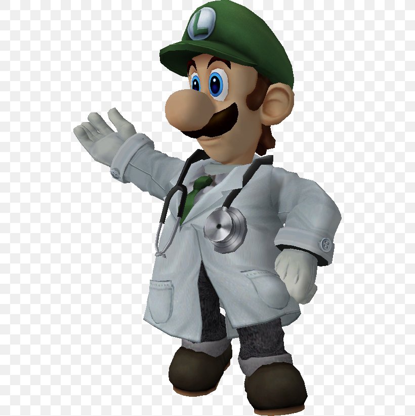 Dr. Luigi Dr. Mario Super Smash Bros. Brawl Luigi's Mansion, PNG, 530x821px, Dr Luigi, Action Figure, Dr Mario, Fictional Character, Figurine Download Free