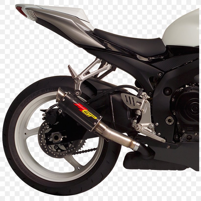 Exhaust System Suzuki GSX-R600 Suzuki GSX-R1000 Suzuki GSX-R Series, PNG, 1000x1000px, Exhaust System, Automotive Exhaust, Automotive Exterior, Automotive Tire, Automotive Wheel System Download Free