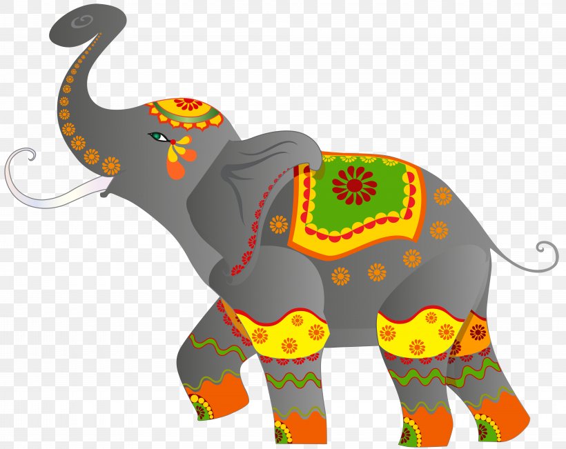 Indian Elephant Clip Art, PNG, 8000x6357px, India, African Elephant, Animal, Animal Figure, Asian Elephant Download Free
