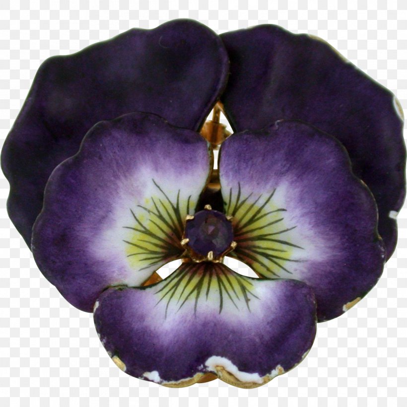 Pansy Vitreous Enamel Gold Brooch Jewellery, PNG, 1213x1213px, Pansy, Amethyst, Brooch, Colored Gold, Estate Jewelry Download Free