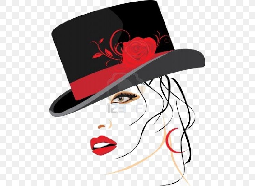 Woman With A Hat Clip Art, PNG, 501x600px, Woman With A Hat, Art, Drawing, Fashion Accessory, Fedora Download Free