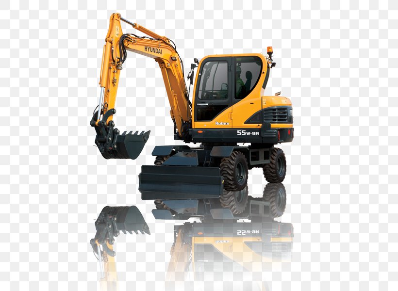 Hyundai Motor Company Excavator Heavy Machinery Car, PNG, 600x600px, Hyundai Motor Company, Arla, Automotive Tire, Bulldozer, Car Download Free