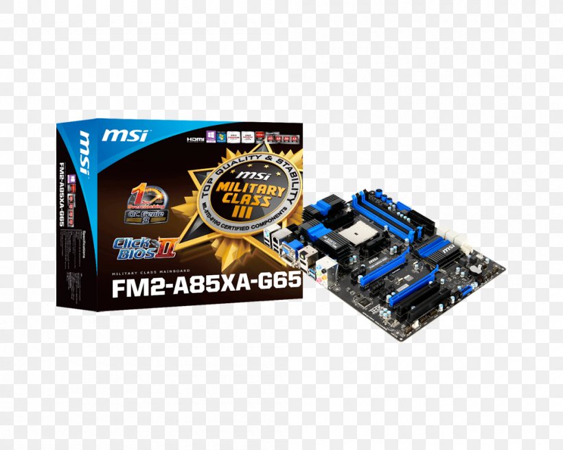 Motherboard Socket FM2 MSI FM2-A85XA-G65 CPU Socket, PNG, 1000x800px, Motherboard, Advanced Micro Devices, Atx, Computer Component, Computer Hardware Download Free