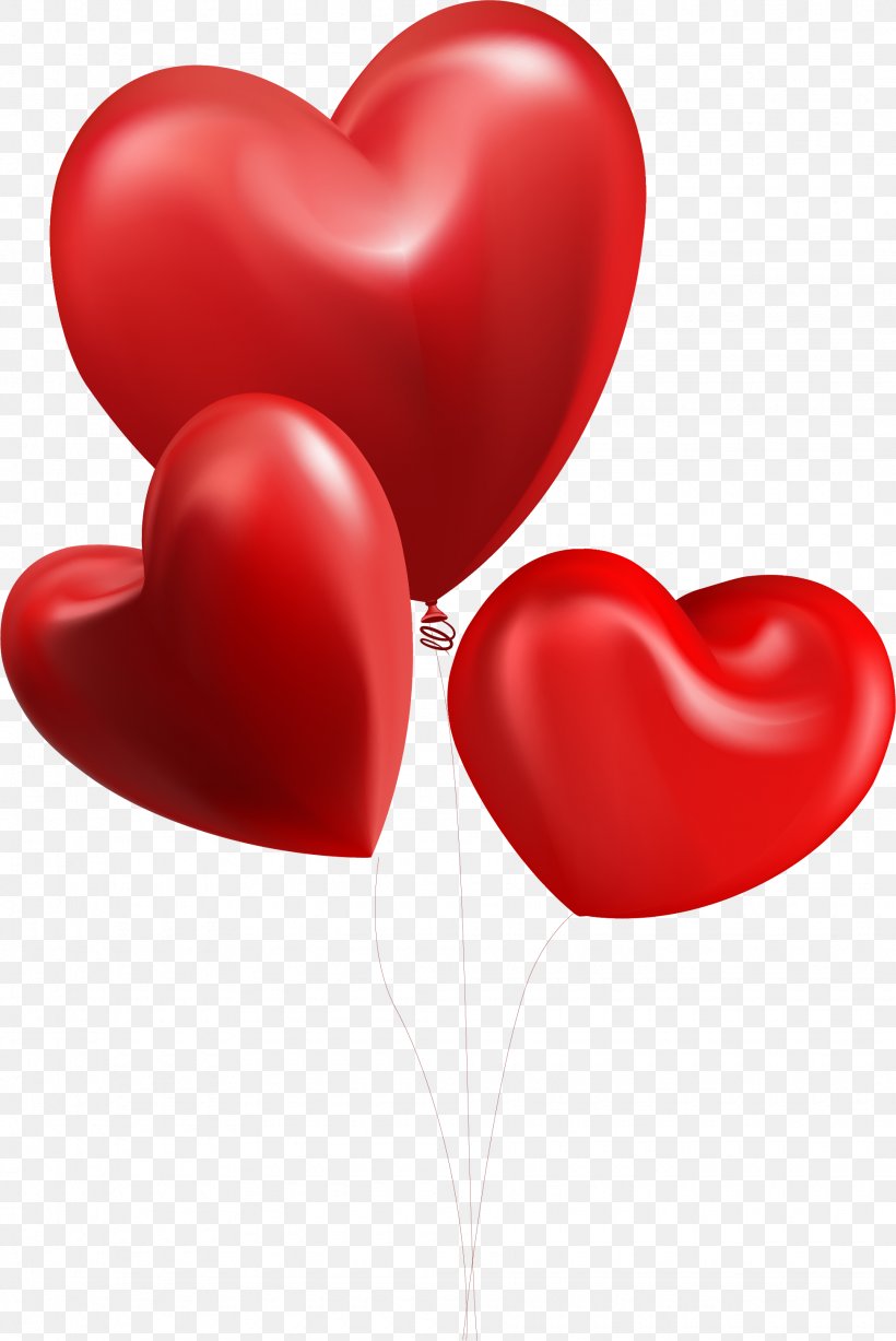 Valentine's Day Heart Balloon Illustration, PNG, 1945x2912px, Watercolor, Cartoon, Flower, Frame, Heart Download Free