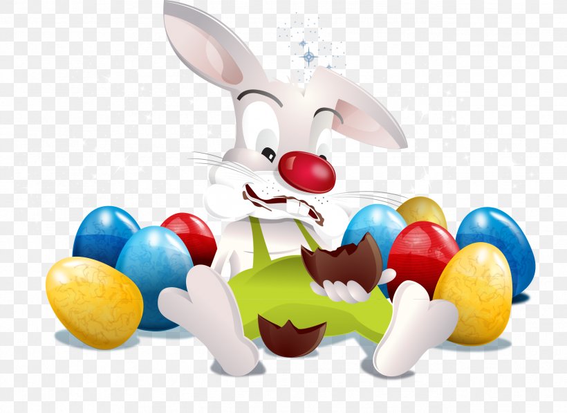 Easter Bunny Easter Egg Rabbit, PNG, 2533x1847px, Easter Bunny, Basket, Cartoon, Chocolate, Easter Download Free