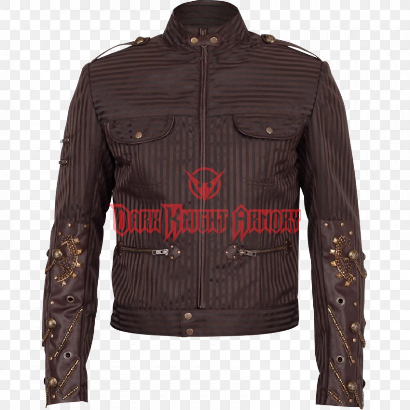 Leather Jacket M Goth Subculture Brown, PNG, 850x850px, Leather Jacket, Brown, Goth Subculture, Jacket, Leather Download Free