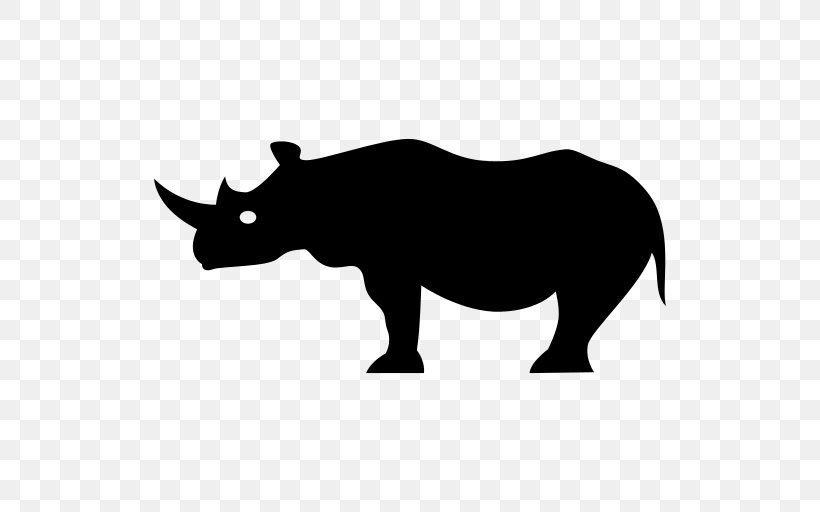 Rhinoceros Image Animal Silhouette, PNG, 512x512px, Rhinoceros, Animal, Animal Figure, Black Rhinoceros, Buffalo Download Free