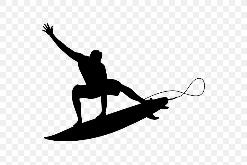 Silhouette Surface Water Sports Surfing Balance Recreation, PNG, 550x550px, Silhouette, Balance, Recreation, Stand Up Paddle Surfing, Surface Water Sports Download Free