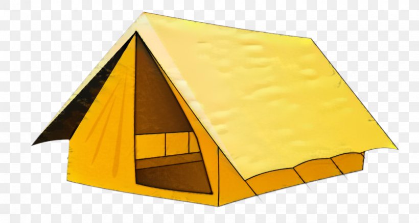 Tent Cartoon, PNG, 1022x547px, Yellow, House, Hut, Playhouse, Roof Download Free