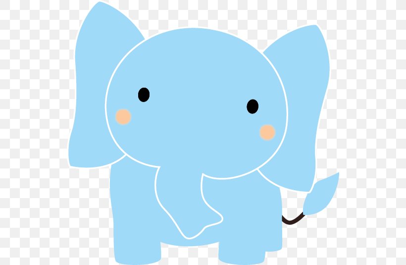 Blue Elephant Clip Art., PNG, 550x535px, Whiskers, Blue, Canidae, Carnivoran, Cartoon Download Free